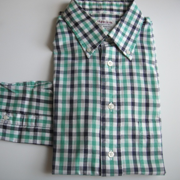 BULLOCK & JONES Plaid Long Sleeve Sport Shir - Picture 5 of 8